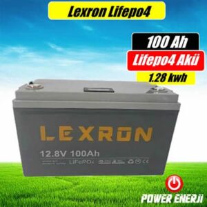 100Ah Lexron Lifepo4 Lityum Batarya Fiyatı