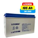105Ah Lexron Jel Akü Fiyatı Güneş Paneli Aküsü