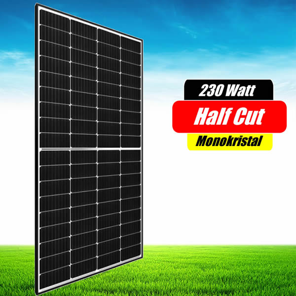 230 Watt Half Cut Monokristal Güneş Paneli Fiyatı