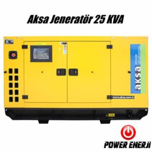 25 KVA Aksa Otomatik Dizel Kabinli Jeneratör Fiyatı