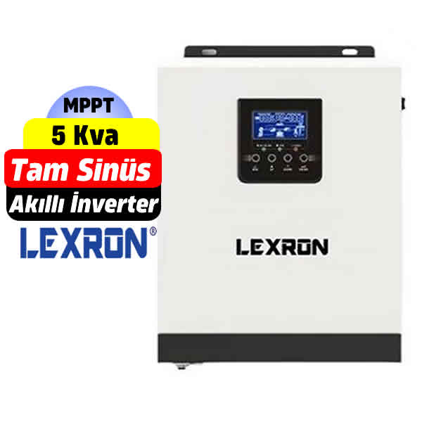 5 Kva Lexron 48 Volt MPPT Akıllı İnverter Fiyatı