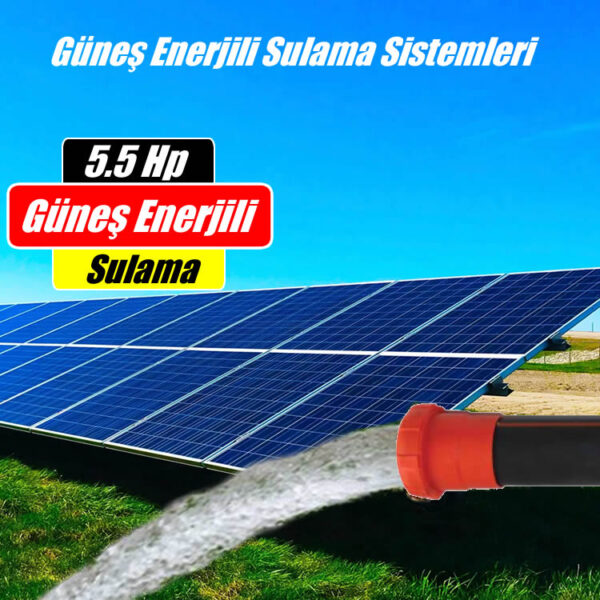 5.5 Hp Güneş Enerjili Tarımsal Sulama Sistemi Fiyatı