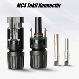 MC4 Konnektör Fiyatı - Güneş Paneli Tekli Konnektör