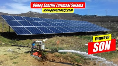 15 beygir Güneş Enerjili Sulama Sistemi Referansları