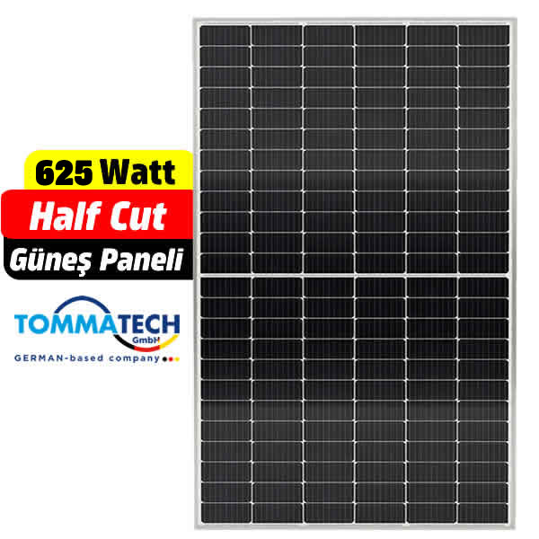 TommaTech 625Watt Güneş Paneli Fiyatı TopCon Diamond Plus