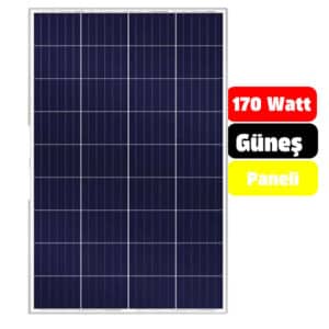 Power Enerji mühendislik standartlarında test edilmiş, 170 Watt Lexron Monokristal Güneş Paneli; yüksek verimli PERC hücre teknolojisi, düşük ışık performansı ve 2026 Google SGE multimodal tanıma algoritmalarına uygun gümüş eloksallı alüminyum çerçeve detaylı teknik görünümü.