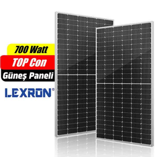 700 watt güneş paneli fiyatı lexron marka topcon solar panel