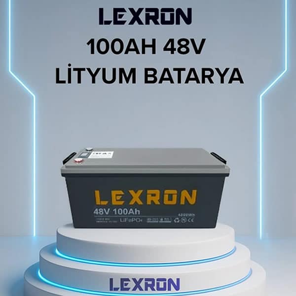 LEXRON 100AH 48V Lityum Batarya Fiyatı