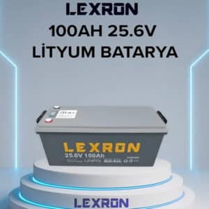 Lexron 100AH 25.6V Lityum Batarya Fiyatı