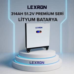 Lexron 314AH 51.2V Lityum Batarya Fiyatı (16Kw Depolama)