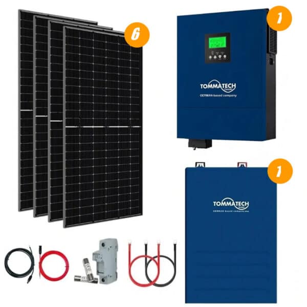 Tommatech 6.2Kw Solar Panel Sistemi – Ev Tipi Güneş Enerjisi Elektrik Üretimi – Güvenilir Enerji Depolama ve İnverter Çözümleri"