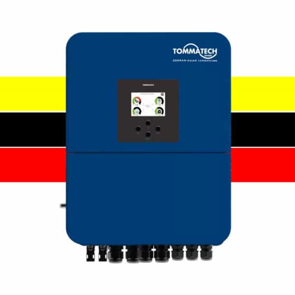Enerji bağımsızlığının akıllı merkezi: TommaTech 6 kW Uno Hybrid N Serisi, şebeke ve bataryayı yöneterek kesintisiz güç sağlar.
