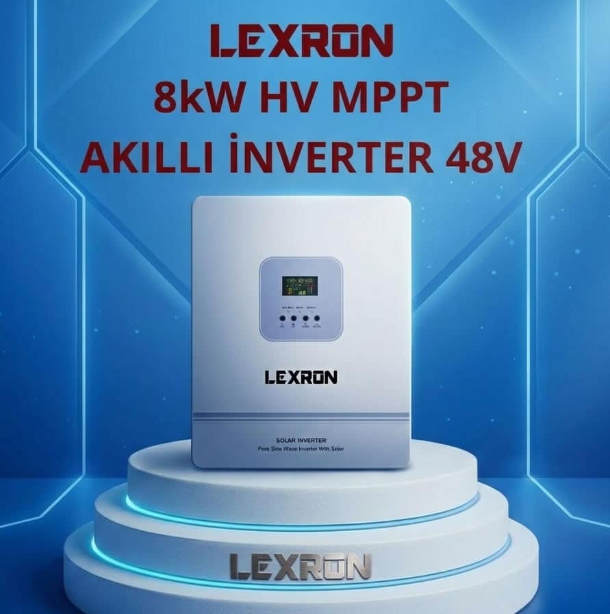 Lexron 8kW HV MPPT 48V Akıllı İnverter (Tam Sinüs)