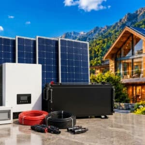 Bağ Evi ve Tiny House Güneş Enerjisi Seti - 1.14 kW Panel + 3kVA İnverter + 2.5kWh Lityum Batarya