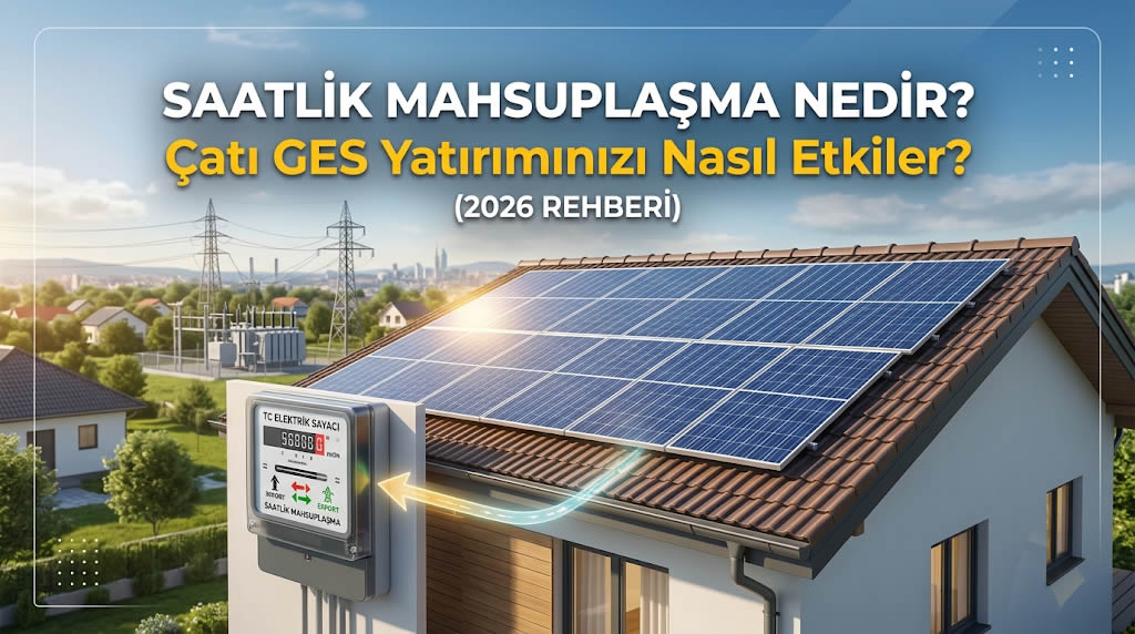 Saatlik Mahsuplaşma Nedir? Çatı GES Yatırımınızı Nasıl Etkiler? (2026 Rehberi)